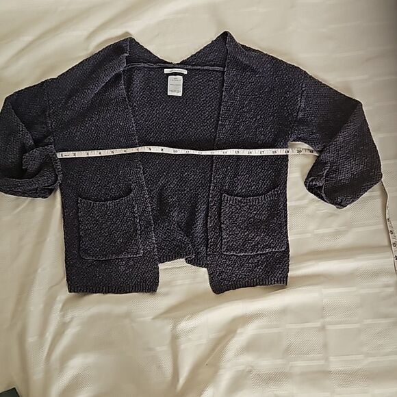 Zara Girl's Knitted Open Front Cardigan With Long Sleeves - Picture 6 of 16